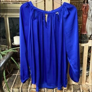 Jennifer Lopez Royal Blue Blouse
